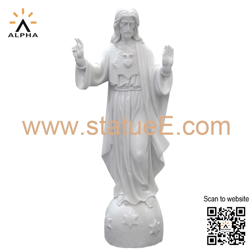 Marble Christus statue